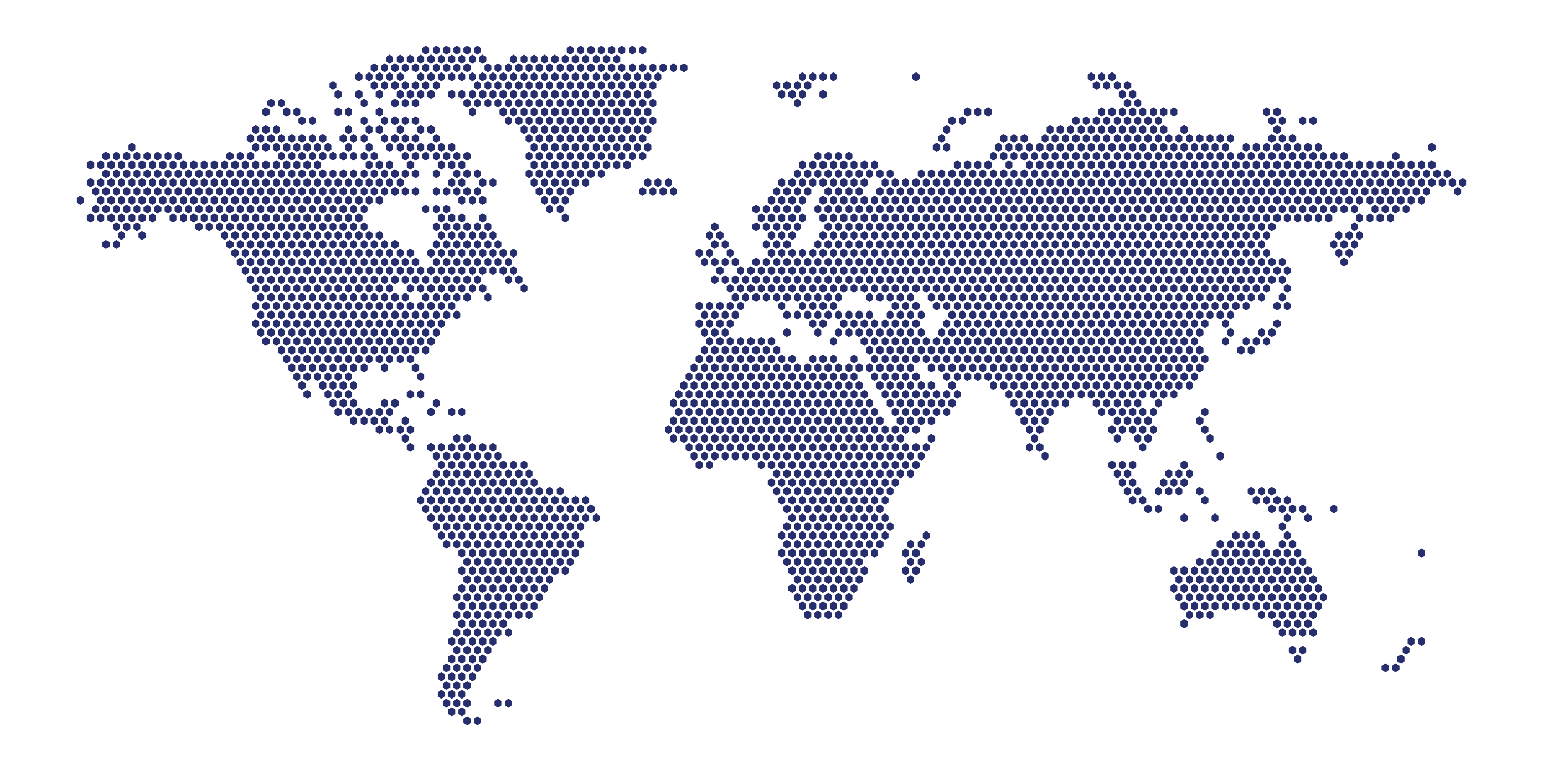 World map showing global logistics coverage